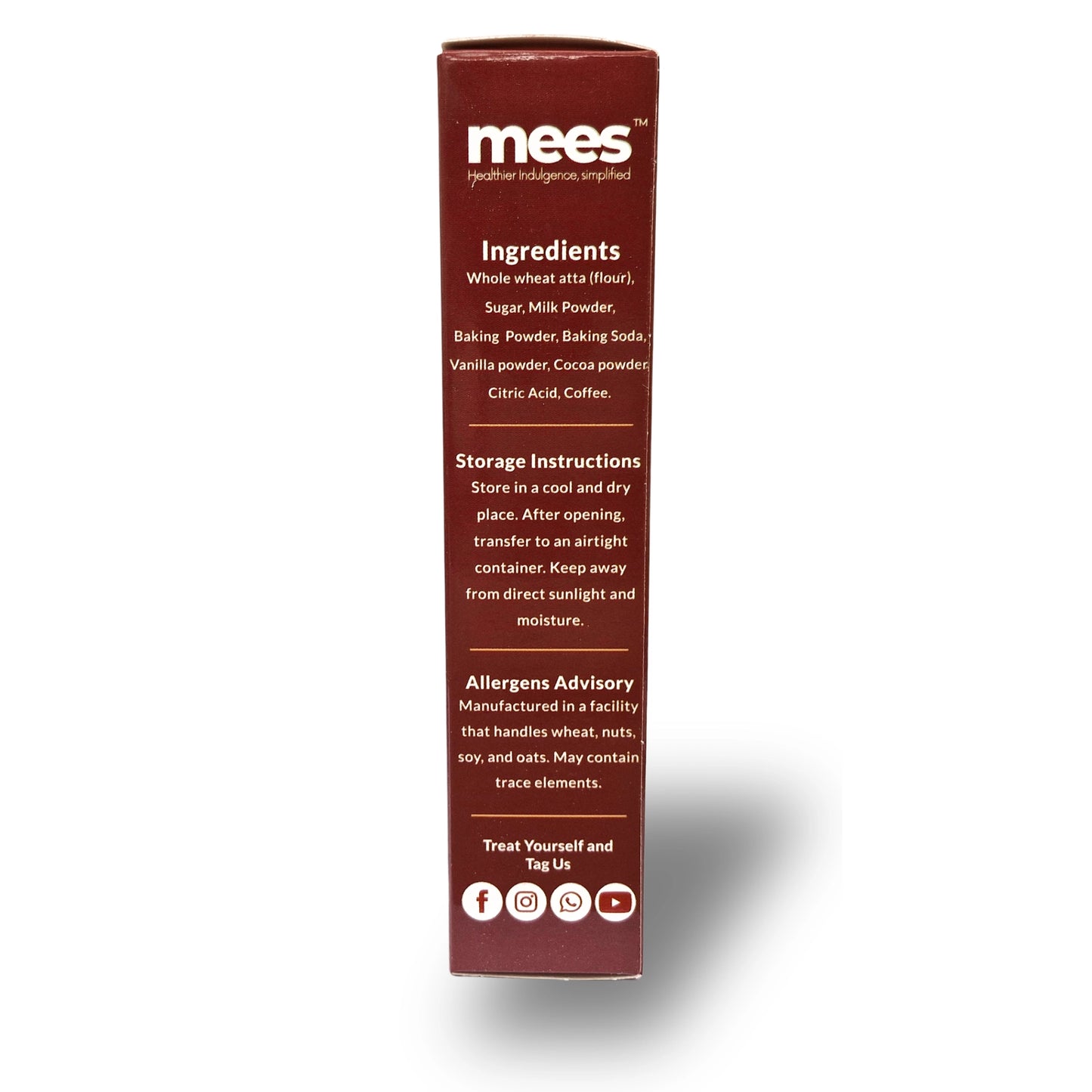 Wholewheat chocolate cakemix