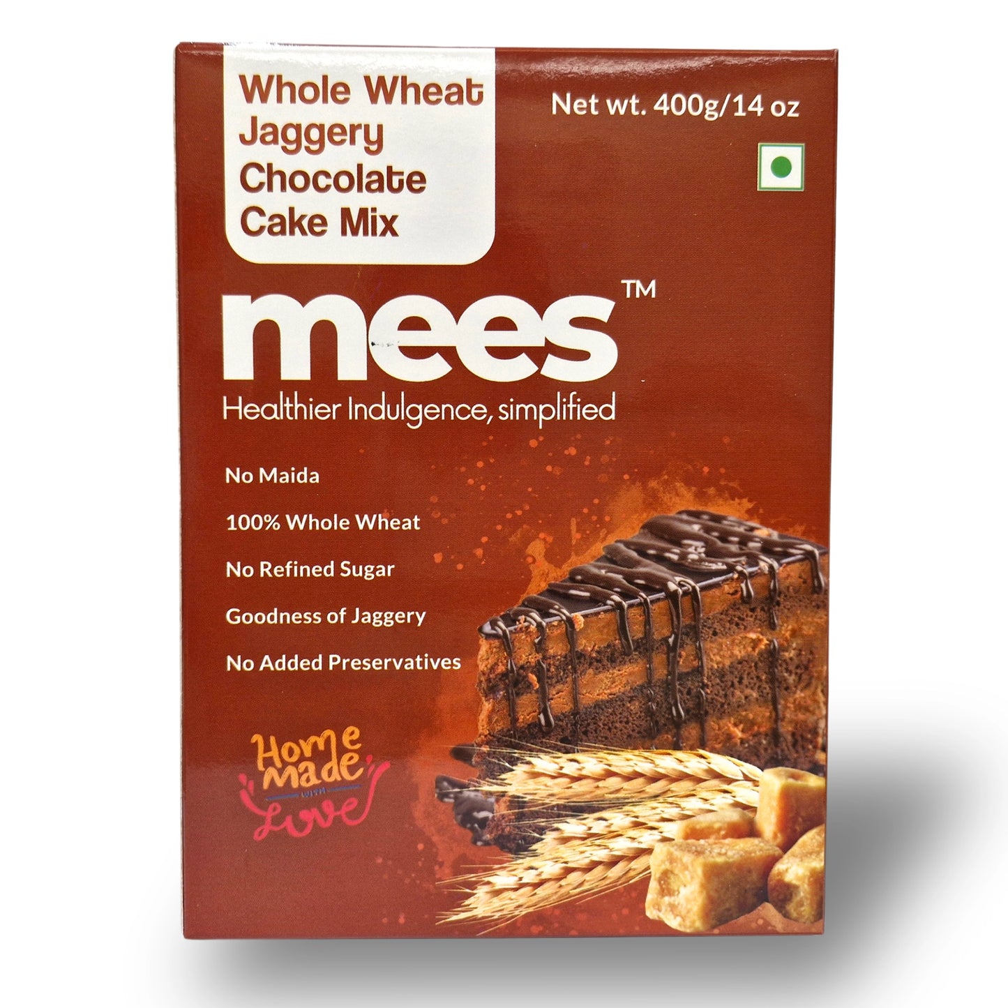 Wholewheat jaggery chocolate cakemix