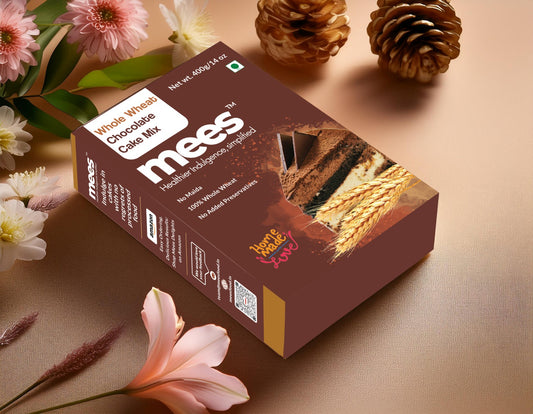 Wholewheat chocolate cakemix